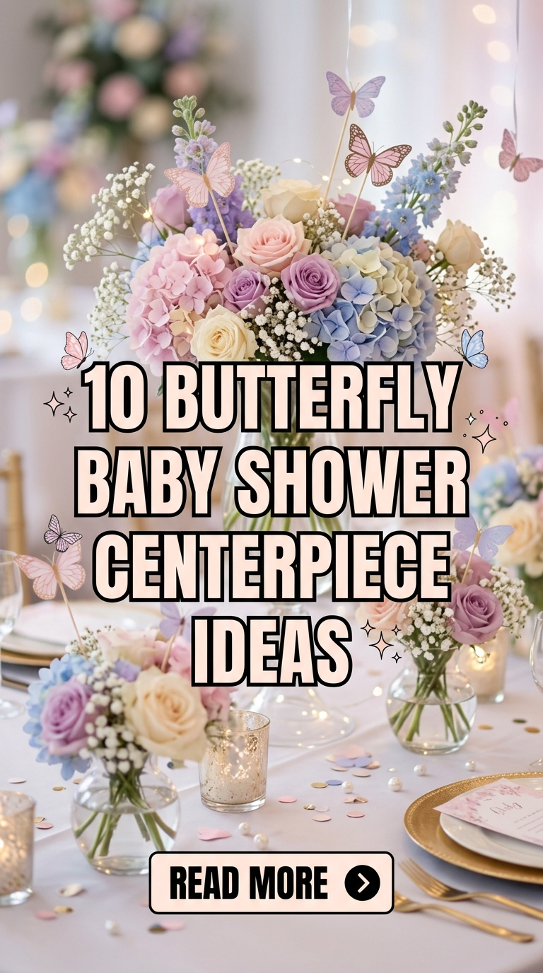 10 Butterfly Baby Shower Centerpiece Ideas