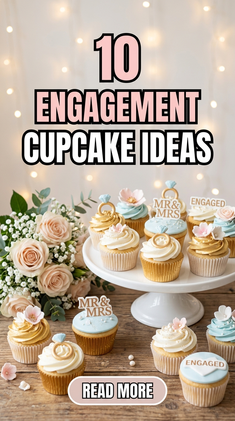 10 Engagement Cupcake Ideas