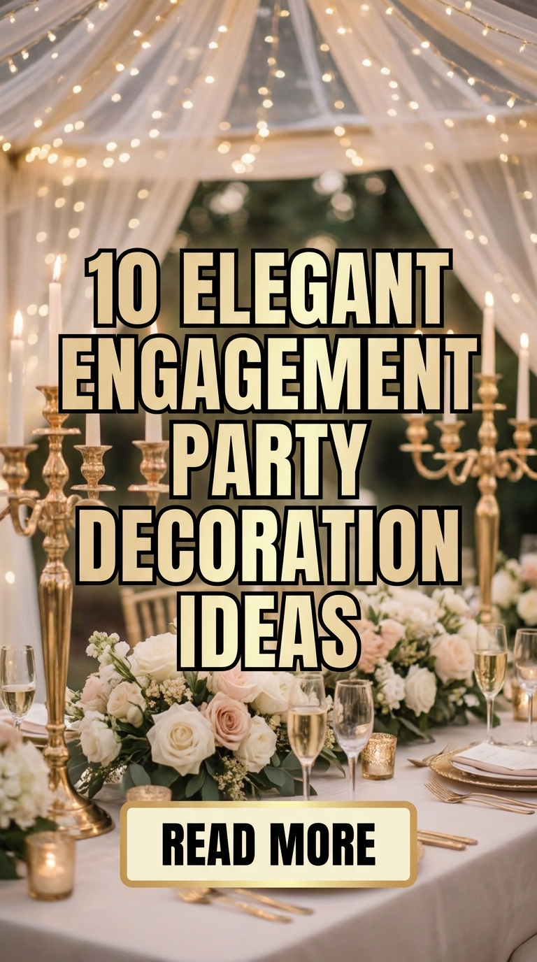 10 Elegant Engagement Party Decoration Ideas