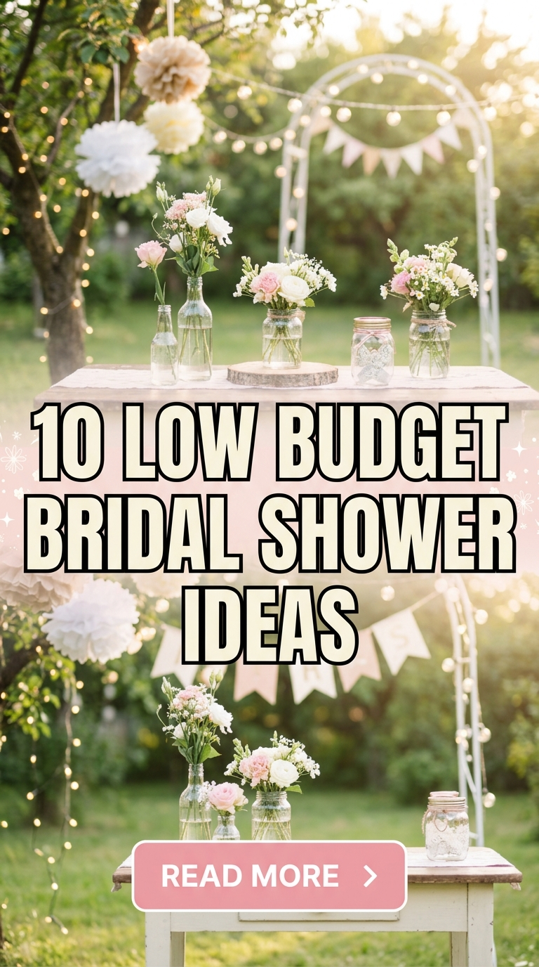 10 Low Budget Bridal Shower Ideas