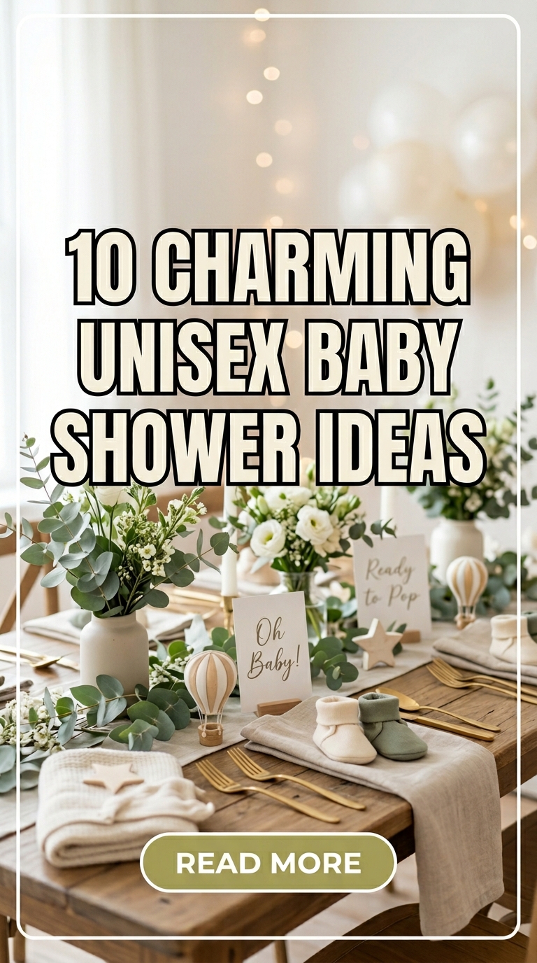 10 Charming Unisex Baby Shower Ideas